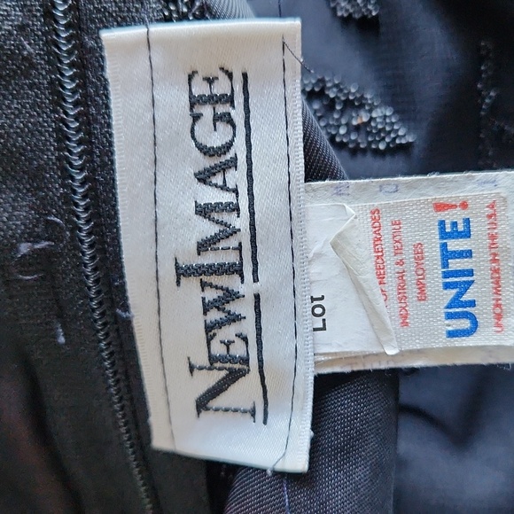 Vintage Black New Image Beaded Gown - Picture 13 of 15